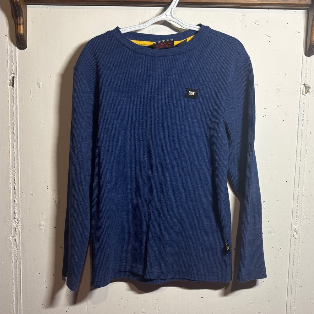 Caterpillar Kids Long Sleeve Tee - Blue